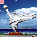 2016 Nueva Escultura Moderna De Acero Inoxidable Hecho En China Urban Statue Successful Case